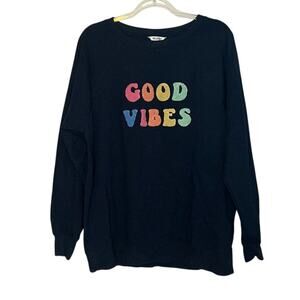 Wildfox Good Vibes Oversize Sweatshirt S